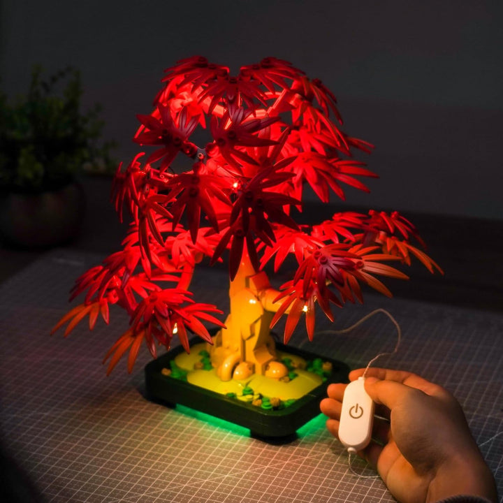 Led Licht Set Kompatibel mit Lego Japanese Red Maple Bonsai Tree 10348 (Kein Modell), Dekorationsbel