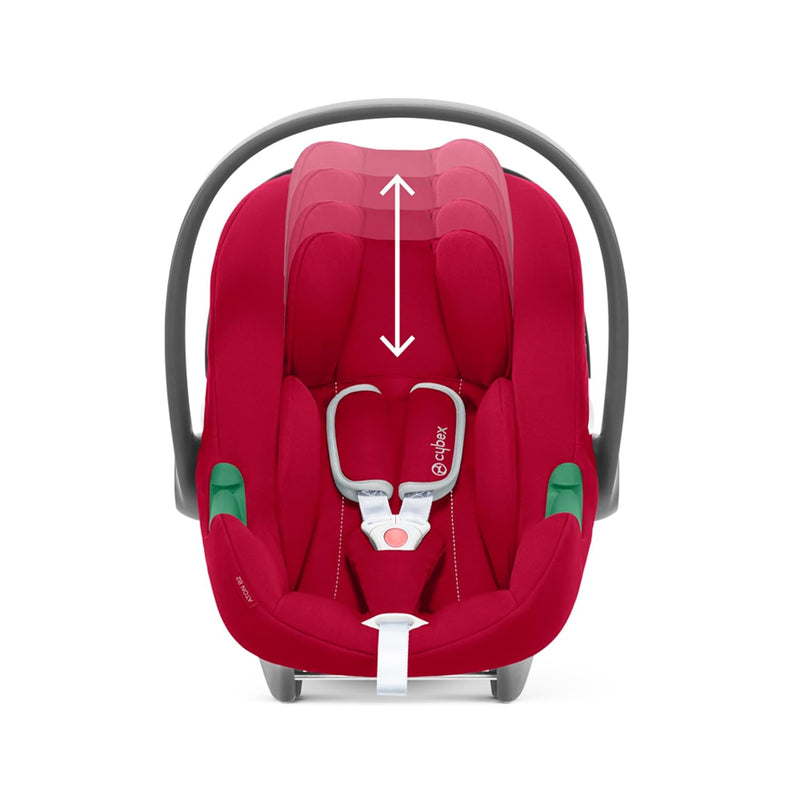 CYBEX Silver Babyschale Aton B2 i-Size, Inkl. Neugeboreneneinlage, SensorSafe kompatibel, Ab Geburt