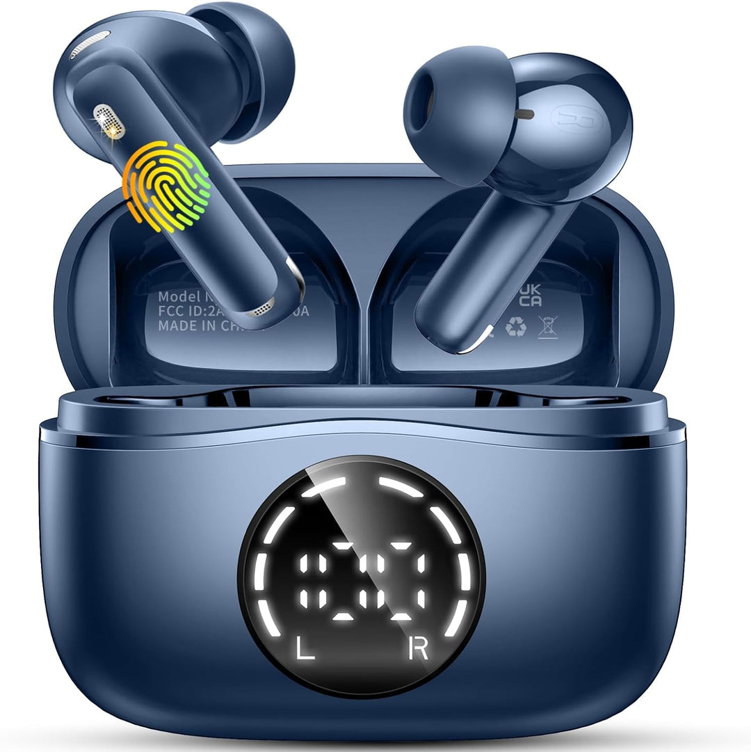 Bluetooth 5.4 Kopfhörer, 2026 Kopfhörer Kabellos Bluetooth 5.4, 50Std Tiefer Bass HiFi-Stereo, 4 ENC