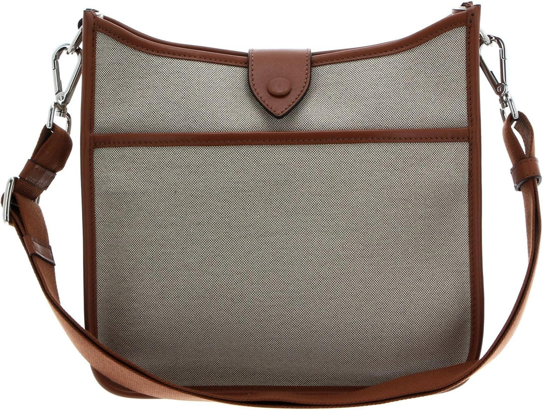 DECADENT Isabella Small Canvas Crossover Cognac