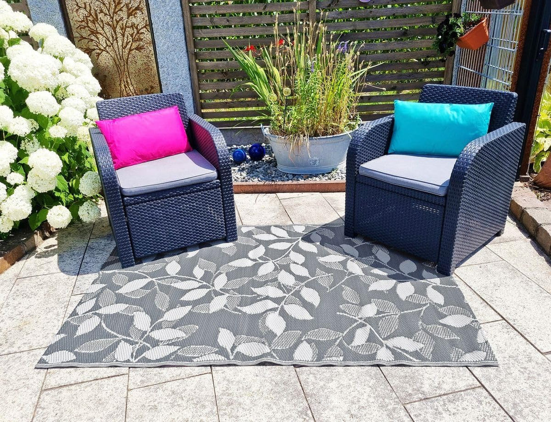 JACK Outdoor Teppiche Terrassenteppich Aussenteppich 120x180cm Terrasse Balkon Teppich Garten Aussen