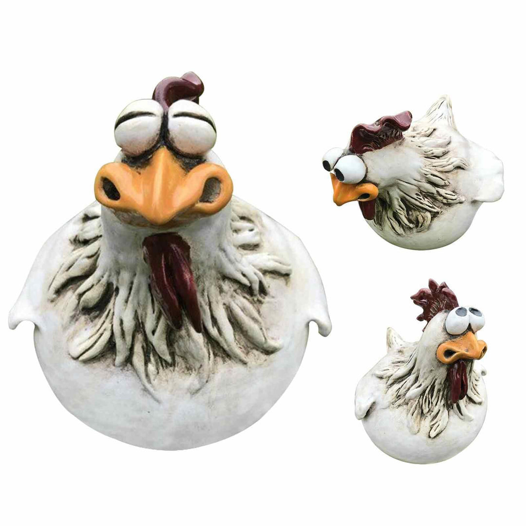 demaxiyad Huhn Deko Garten, Keramik Huhn Gartendeko, Hühner Gartenstatuen, Huhn Gartendeko Für Draus