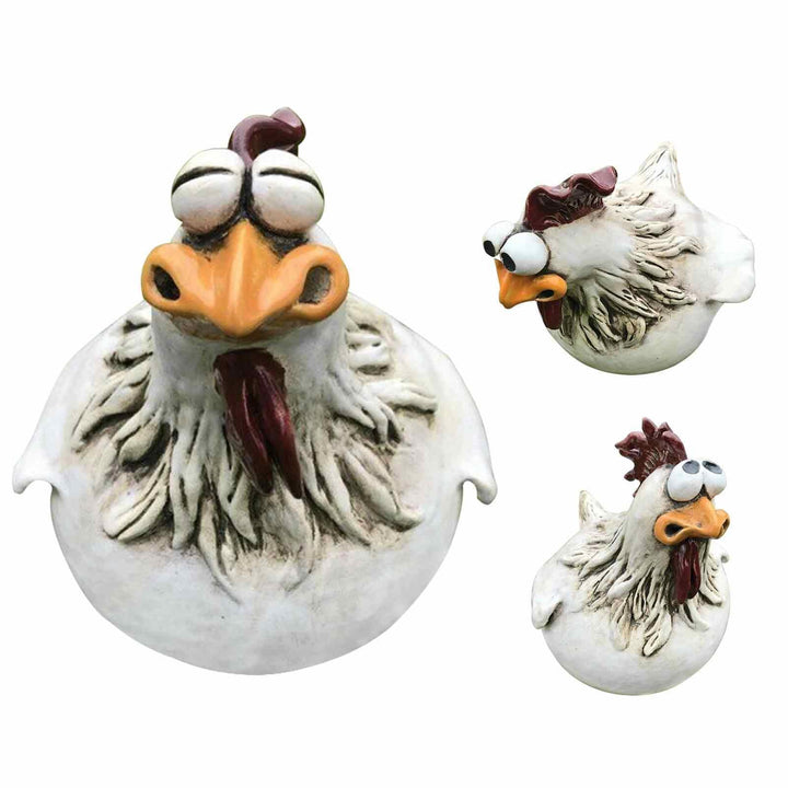 demaxiyad Huhn Deko Garten, Keramik Huhn Gartendeko, Hühner Gartenstatuen, Huhn Gartendeko Für Draus