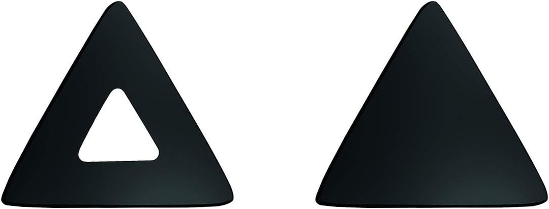 LIEBESKIND BERLIN Damen-Ohrstecker Edelstahl LJ-0298-E-07 Schwarz Dreieck, Schwarz Dreieck