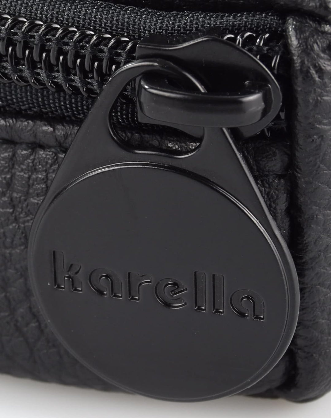 Karella Darttasche PAK original, schwarz, Lederoptik, Platz für Darts und Zubehör, Perfekter Schutz,