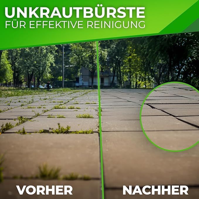 3 Stück Unkrautbürste Freischneider, Profi Wildkrautbürste für Motorsense zur Effektiven Unkrautentf