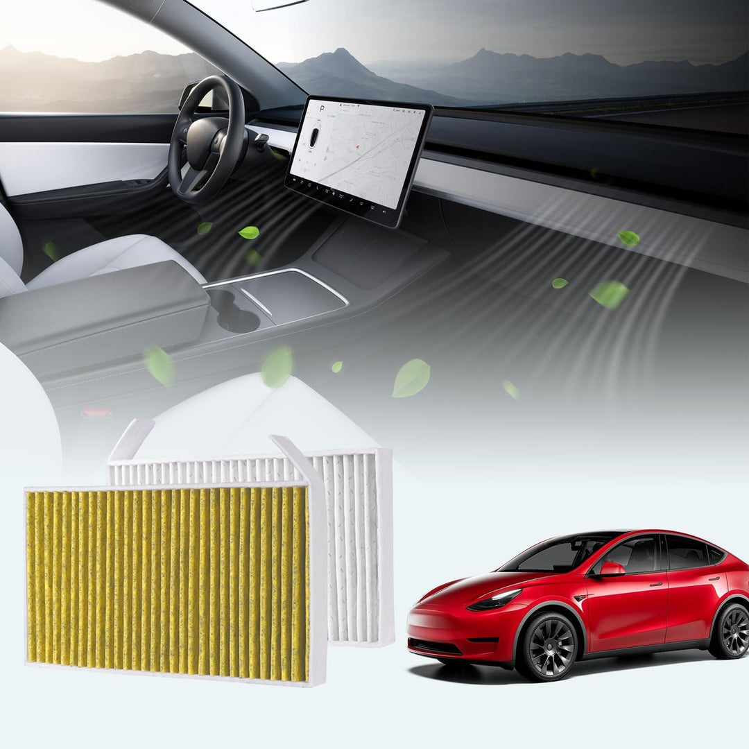 BASENOR Tesla Model Y Model 3 Luftfilter Ersatz Kabine Innenraumfilter 2024 2023 2022 2021 2020 2019