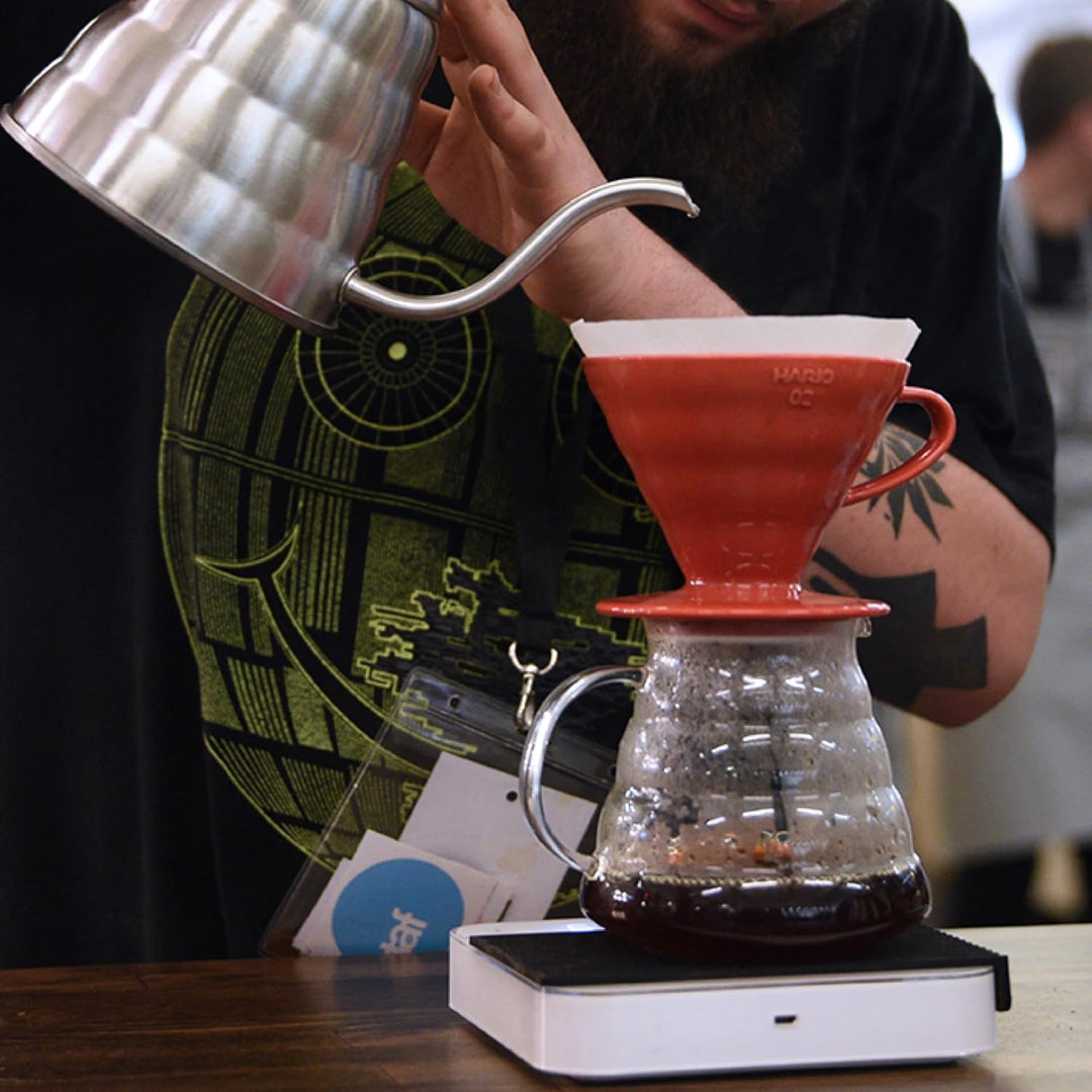 Hario V60 Kunststoff-Kaffeetropfer, Grösse 03, transparent Transparent 1-6 cups Kunstharz, Transpare