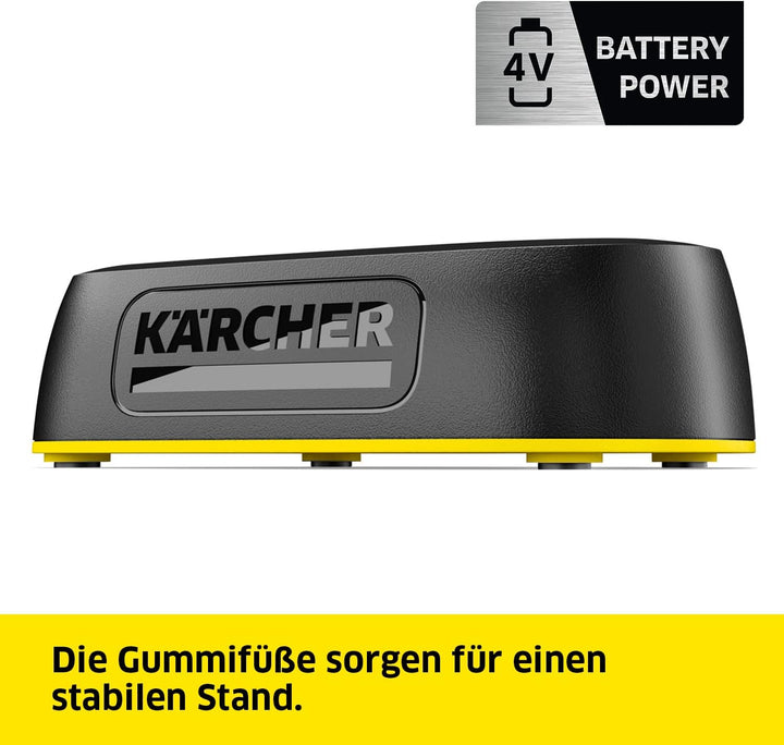 Kärcher Schnellladegerät Fast Charger Duo Battery Power 4 V, max. Ladestrom: 2 x 2,5 A, LED-Anzeige,