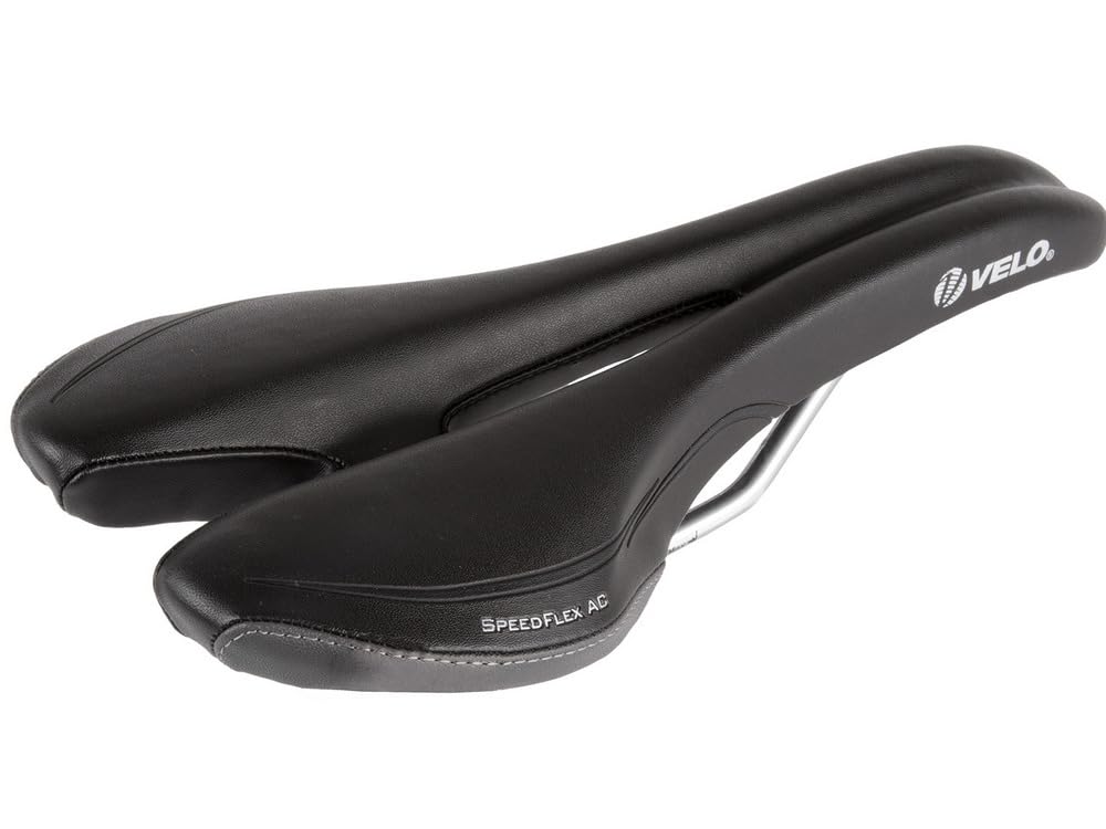 Velo Rennradsattel Speedflex AC, Fahrradsattel, Rennsattel, O-Zone Full Cut, Anatomische Form, V-Cut