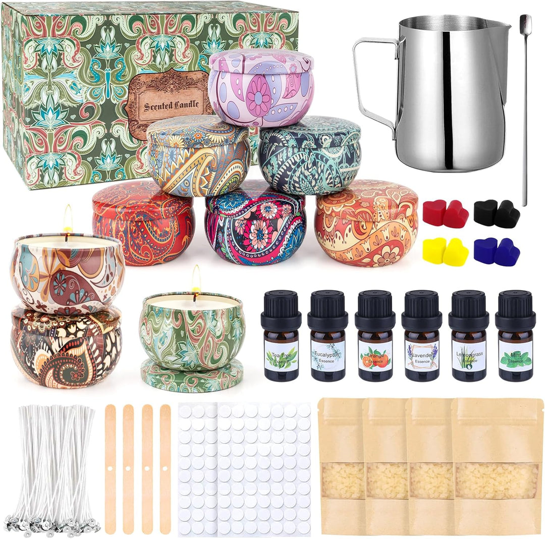 Kerzen Selber Machen Set, Candle Making Kit Kerzenset zum Selbstmachen, DIY Kerzenherstellung Kit Ke