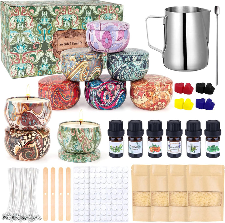 Kerzen Selber Machen Set, Candle Making Kit Kerzenset zum Selbstmachen, DIY Kerzenherstellung Kit Ke
