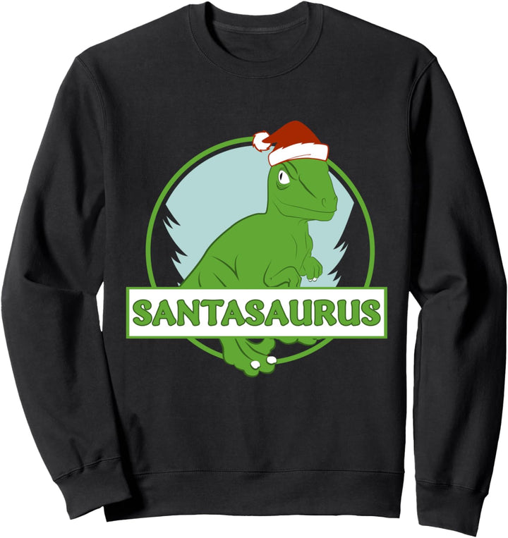 Lustige Dinosaurier frohe Weihnachten Sweatshirt