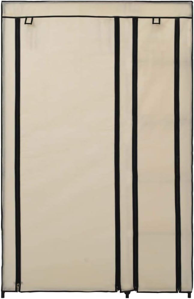 Susany Kleiderschrank Stoffkleiderschrank Faltschrank Wäscheschrank Abmessungen: 110 x 45 x 175 cm (