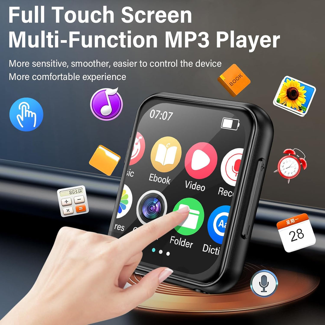 64GB MP3 Player Bluetooth 5.4 mit Kamera, 2.0 Zoll Musik Player 64.0 GB, 64.0 GB