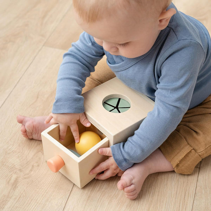Done by Deer Versteckbox Nozo Farbmix - Motorikspielzeug das die Hand-Augen-Koordination, die Feinmo