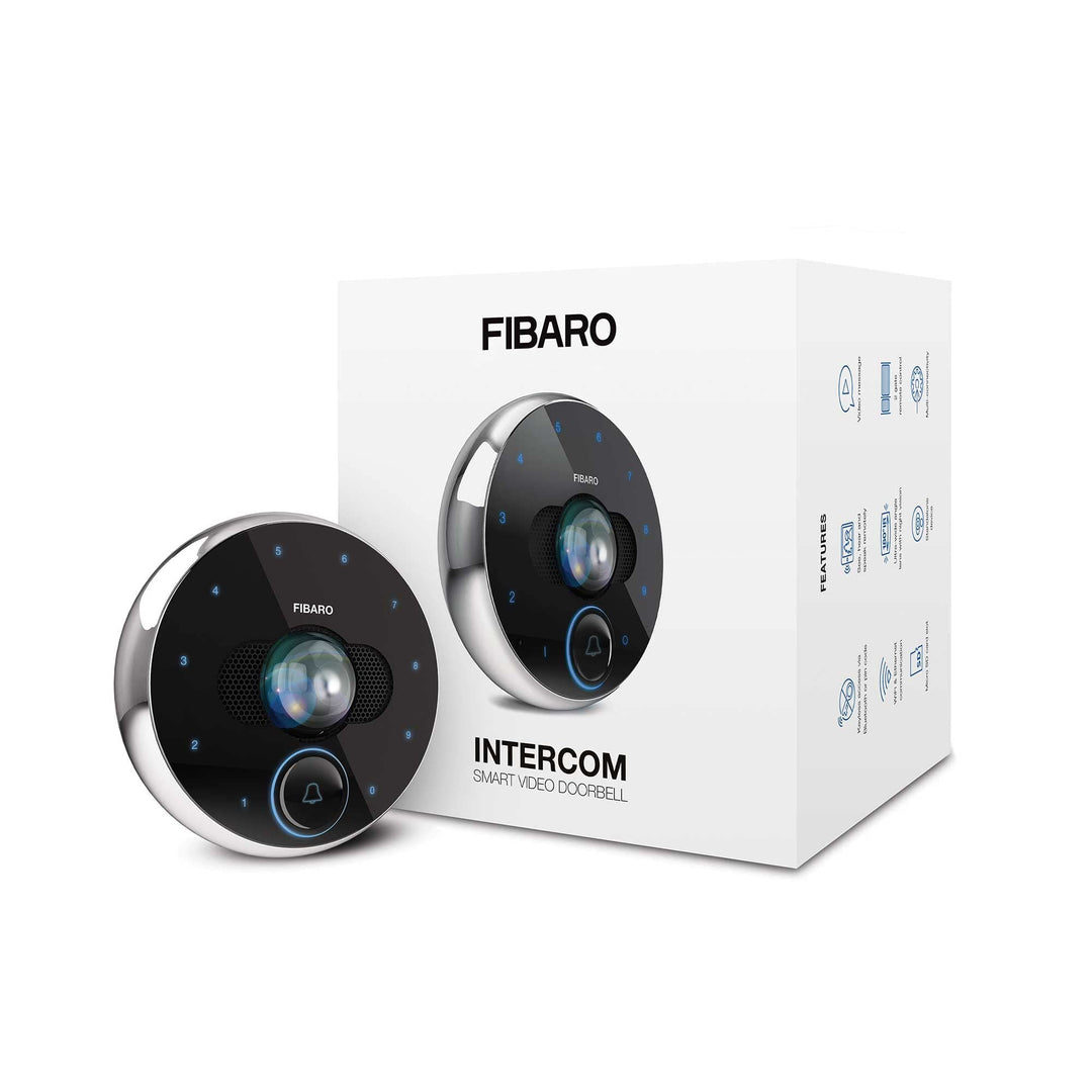 FIBARO Intercom / 1080p Full HD Video Türsprechanlage, Remote Anwendung, Intercom, FGIC‐002