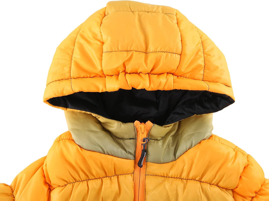 Krumba Jungen Wasserdicht Kapuze Puffer Jacken 146 Schwarz, 146 Schwarz