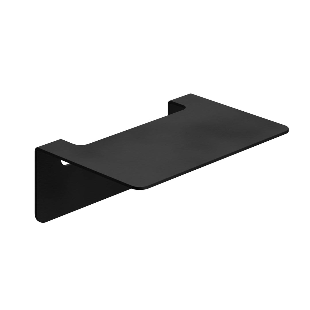 WEISSENSTEIN Badablage ohne Bohren aus Edelstahl - Selbstklebende Ablage fürs Bad - 14 x 9,5 x 5 cm