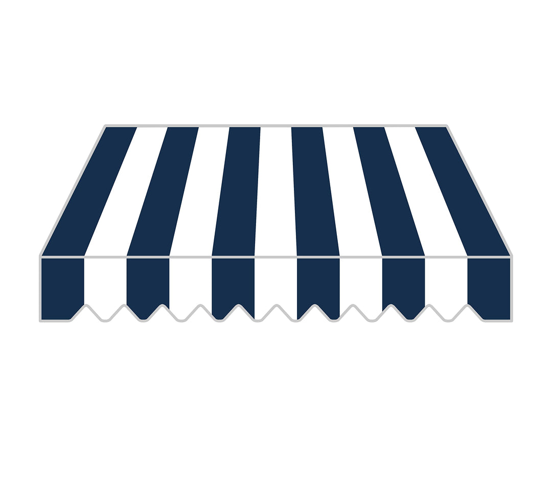 home Trends Markisenstoff 4m Markise mit Volant 4 x 3 m Markisenbespannung ersatzstoff 387 x 300cm B