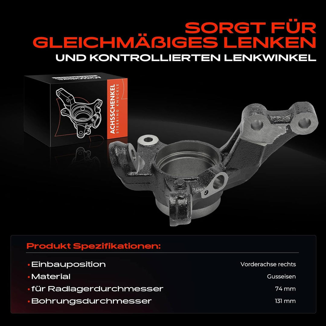 Achsschenkel Radaufhängung Vorne Rechts für Corolla E12 CDE12 ZZE12 E12J Matrix E13 Premio ZZT24 Wis