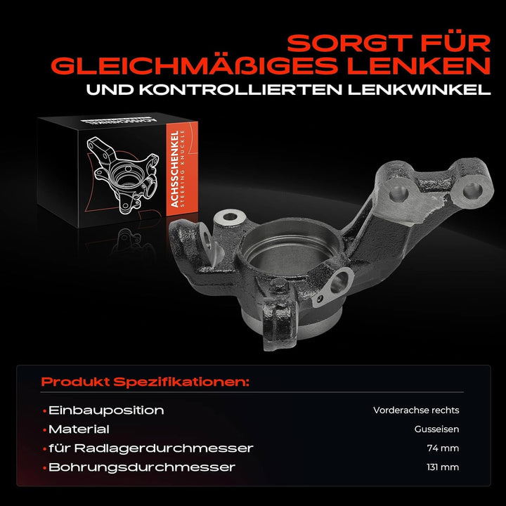 Achsschenkel Radaufhängung Vorne Rechts für Corolla E12 CDE12 ZZE12 E12J Matrix E13 Premio ZZT24 Wis