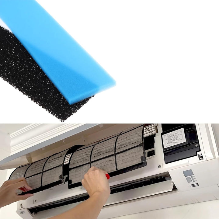 Mini-Split-Luftfilter, kompatibel mit Mitsubishi Electric MAC-2300FT-E MAC-3000FT-E, ohne Rahmen, 12