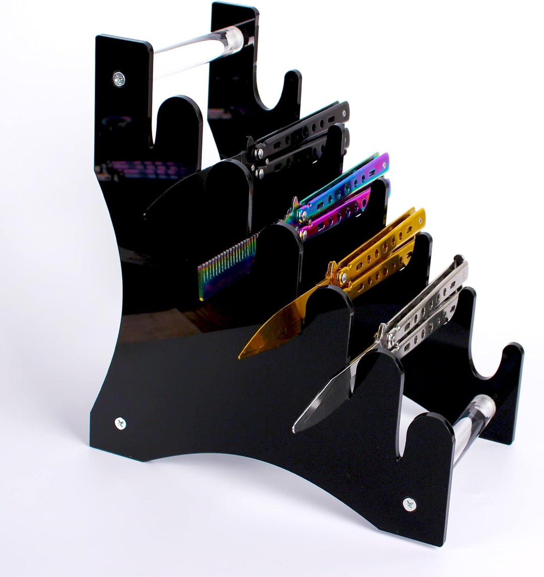 Messerständer Messer Display Ständer Messer Aufbewahrung Ständer 6 Etagen Acryl Messer Display Ständ