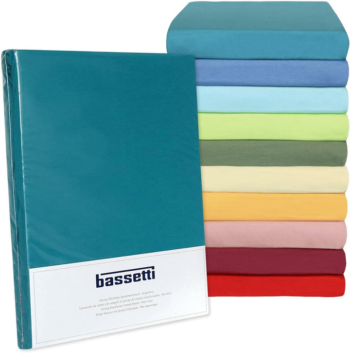 Bassetti Spannbettlaken Uni Einfarbig Fuchsia 90x190-100x220 90cm Fuchsia, 90cm Fuchsia