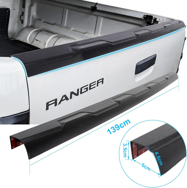 JHCHAN Ladekantenschutz Heckklappen Abdeckung für Ford Ranger 2012-2022 Wildtrak Raptor Limited XL X