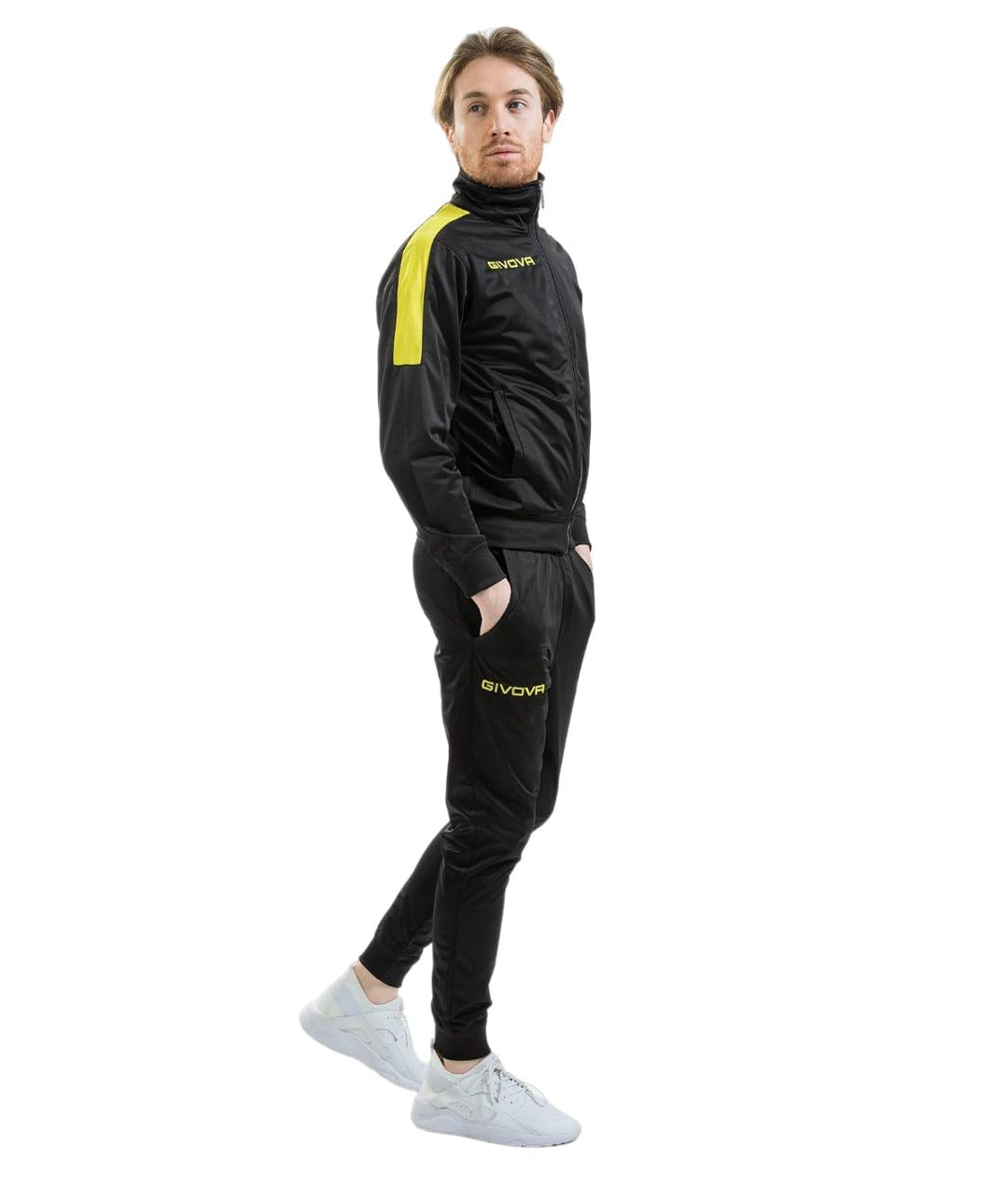 Givova Tr033 Feldanzug S-L puma black-asphalt, S-L puma black-asphalt
