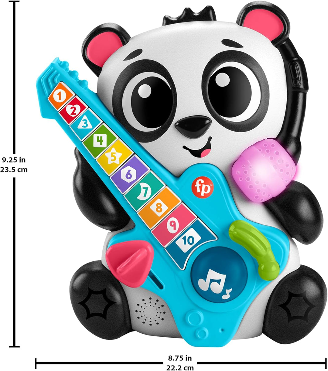Fisher-Price Lernspielzeug für Babys und Kleinkinder, Beat Bande Zahlen & Zauber Panda Liz mit inter