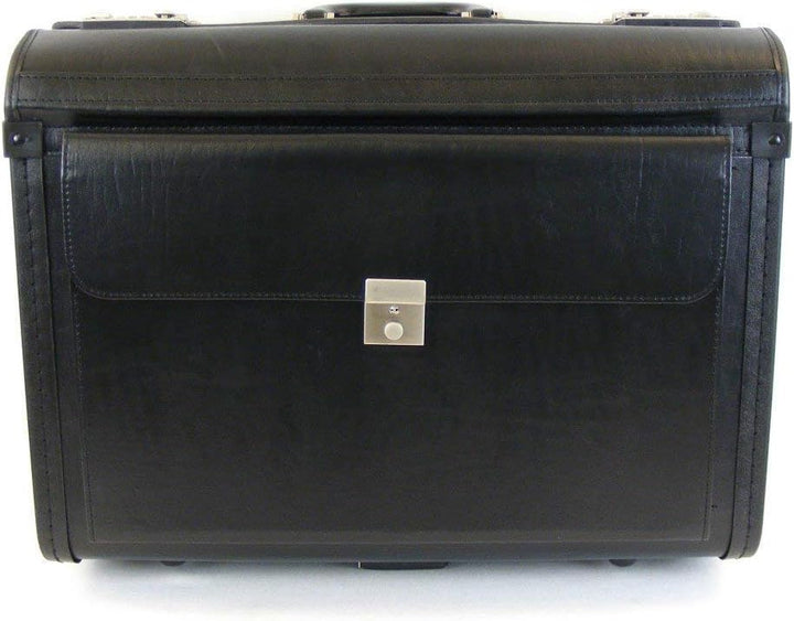Grosser Pilotenkoffer auf Rollen 50 cm Schwarz bei Bowatex
