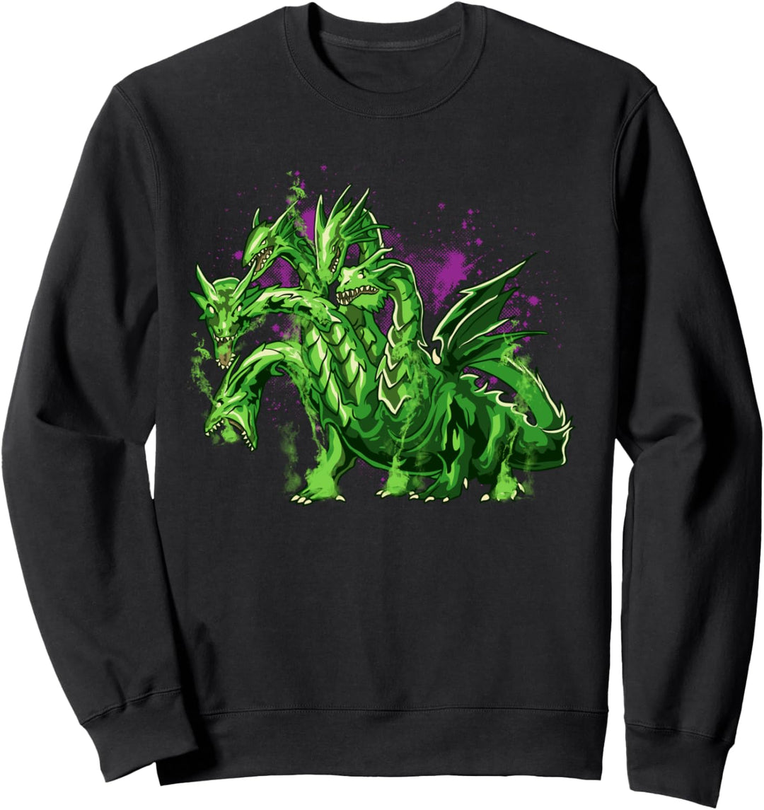 Hydra Drache antiker griechischer Mythologie, fünfköpfiger Drache Sweatshirt