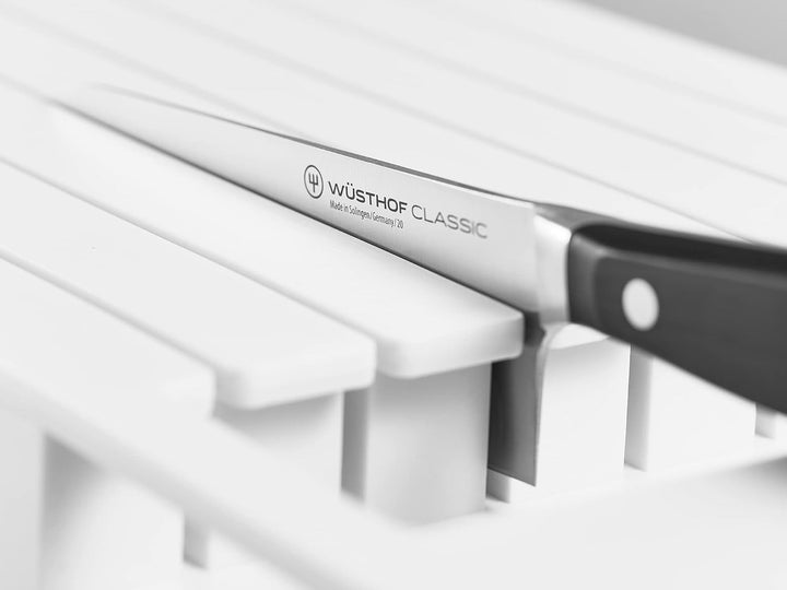 WÜSTHOF Schubladeneinsatz Kunststoff weiss für 7 Messer, 43 x 22 x 4 cm Kunststoff, Weiss, Kunststof