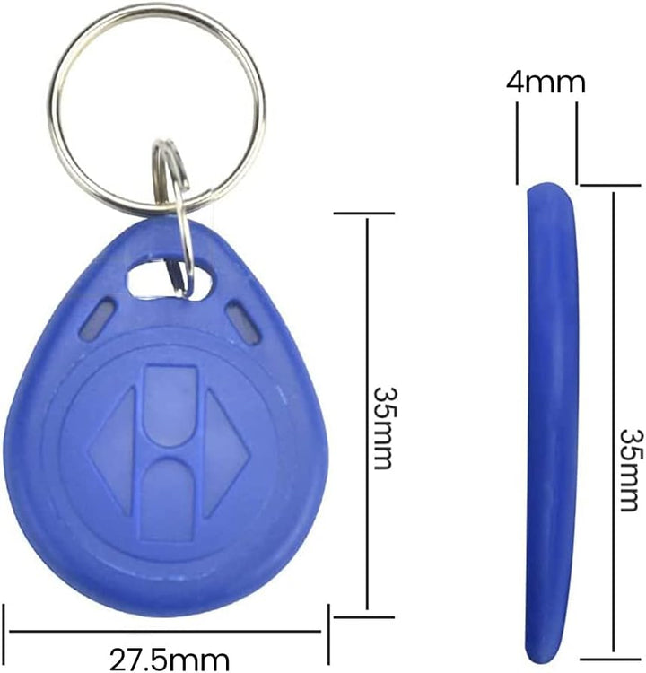 50 Stück, beschreibbar, 125 kHz, RFID-Schlüsselanhänger, Nähe, ID-Karte, wiederverwendbar, T5577