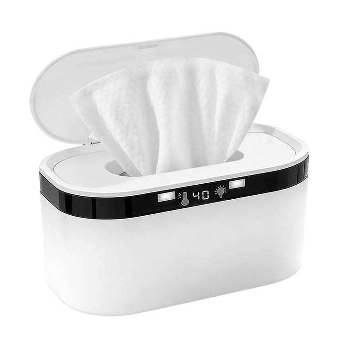 Feuchttücher Wärmer Baby 3 Heizstufen & Konstanttemperatur 10W USB Wipes Warmer mit LED-Nachtlicht S