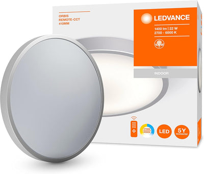 LEDVANCE LED Wand- und Deckenleuchte für Innen, per Fernbedienung dimmbar und Lichtfarbe einstellbar