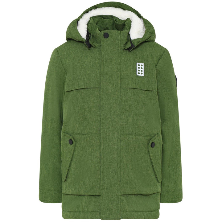 Lego Wear Unisex Kinder Lego Wear Jungen Winterjacke 3.000 Wassersäule Atmungsaktiv mit Sherpa Fleec