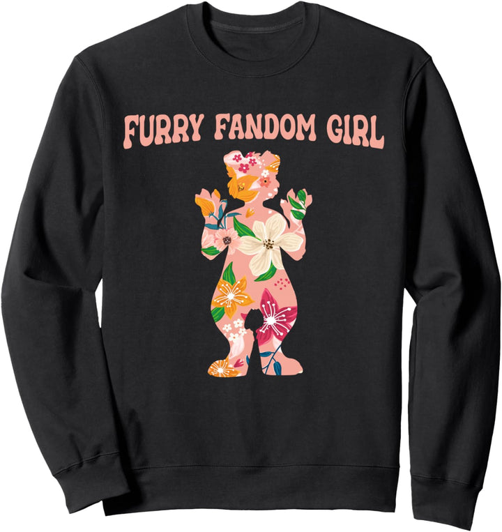 Retro Fursuit Furries Fursona - Vintage Furry Fandom Sweatshirt