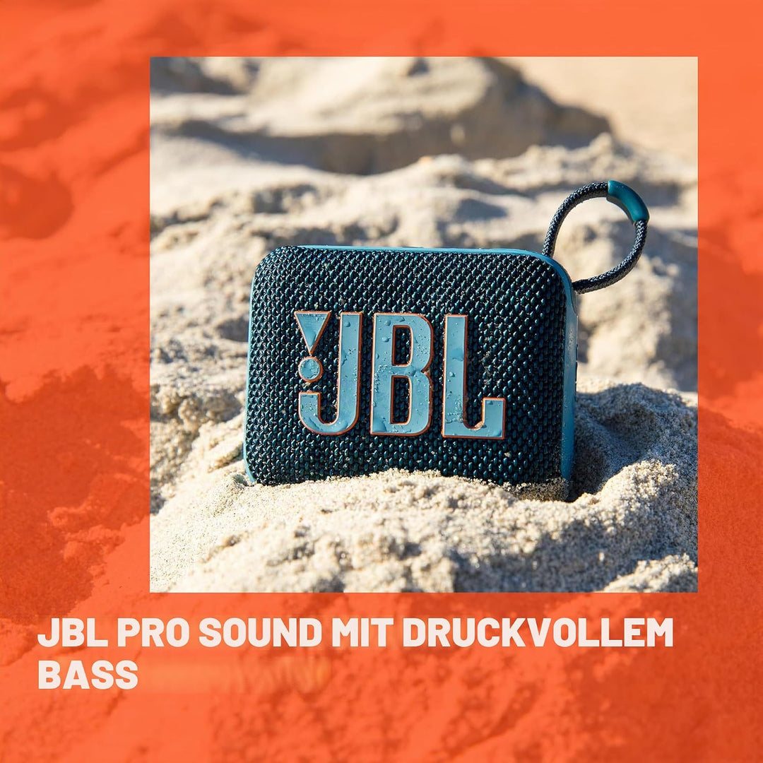 JBL Go 4 - Ultra-Portabler, wasser- und staubdichter Bluetooth-Lautsprecher, Big JBL Pro-Sound mit d