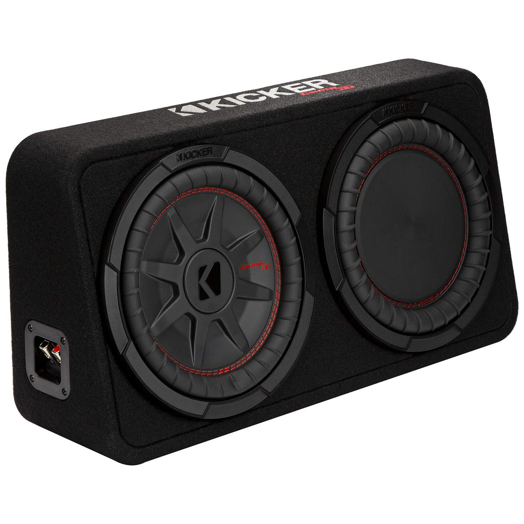 KICKER TCompRT102 (TCWRT102-48) - 25 cm Passiv Subwoofer mit 800 Watt (RMS: 400 Watt)