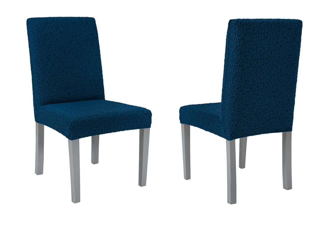 SODERBERGH Stuhlhussen 2er Set Stretch Bezug Jacquard für Stühle Dekoration Esszimmer Hochzeit Feier