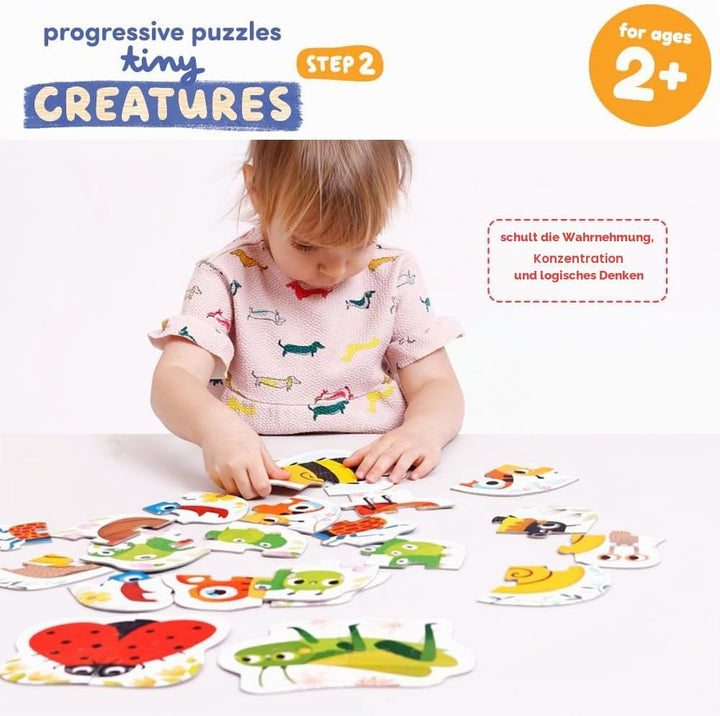 Banana Panda Schritt für Schritt kleine Tiere puzzeln 2+ Tiny Creatures 2+, Tiny Creatures 2+