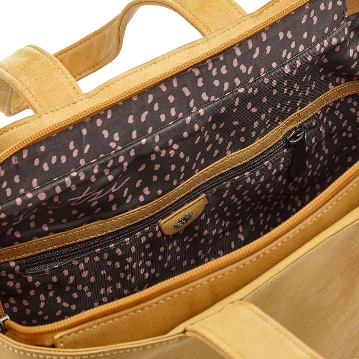 Fritzi aus Preussen Damen Fritzi39 Ronja Small Vintag 463 Honey Mustard Clutch