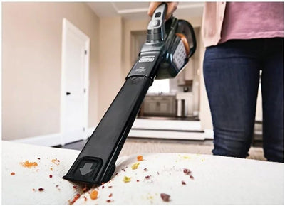 Black+Decker 36 Wh / 18 V Akku-Handstaubsauger Dustbuster Smart tech (mit Cyclonic Action & zwei Sau