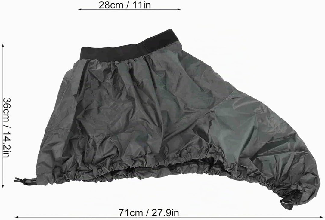 Keenso Kajak-Sprührock, Verstellbarer Kajak-Sprührock Nylon-Kajak-Sprührock wasserdichte Abdeckung W