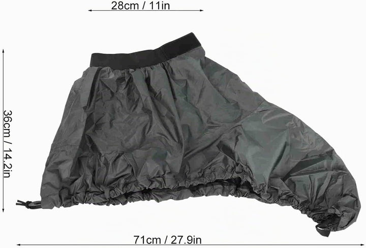Keenso Kajak-Sprührock, Verstellbarer Kajak-Sprührock Nylon-Kajak-Sprührock wasserdichte Abdeckung W