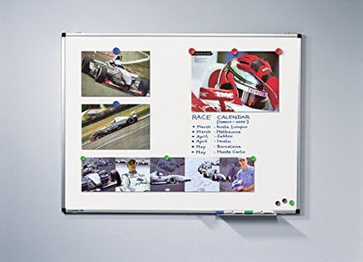 Legamaster 7-102048 Whiteboard Premium, lackierter Stahl mit Spezialbeschichtung, 100 x 75 cm, 100 x