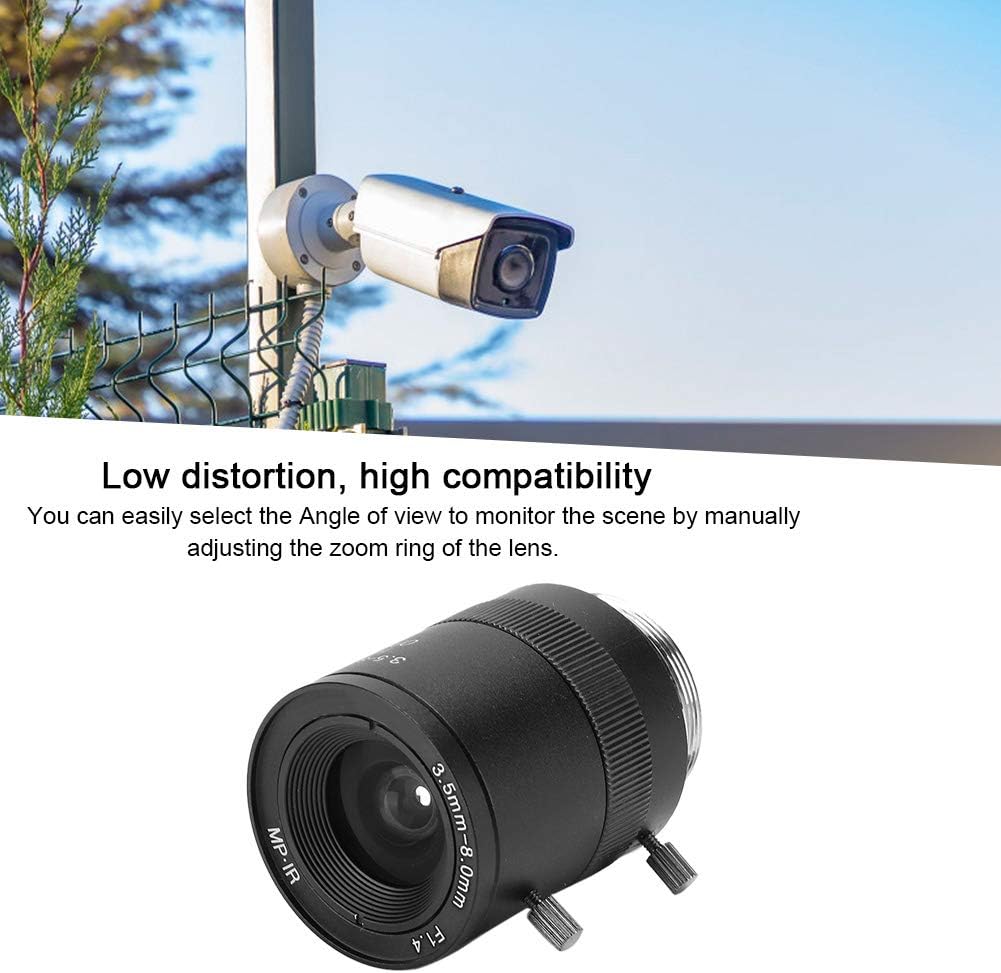 3,5–8 Mm Objektiv mit Manueller Blende Kameraobjektiv Manuelle Blende CS-Mount CCTV-Überwachungskame